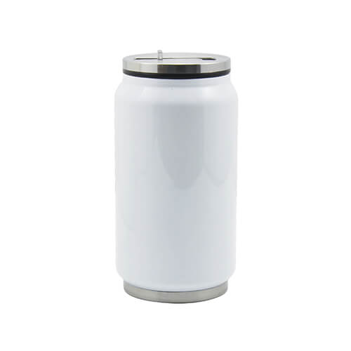 Sinless Can Stainless Steel can 250ml white – Peppi's Branding