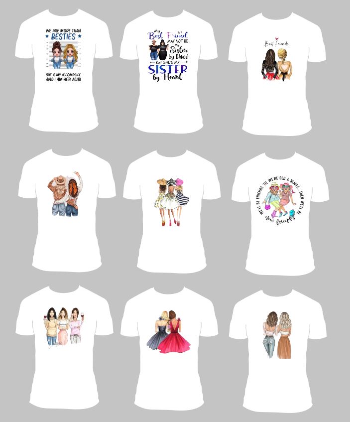 T Shirt Sister & Friend